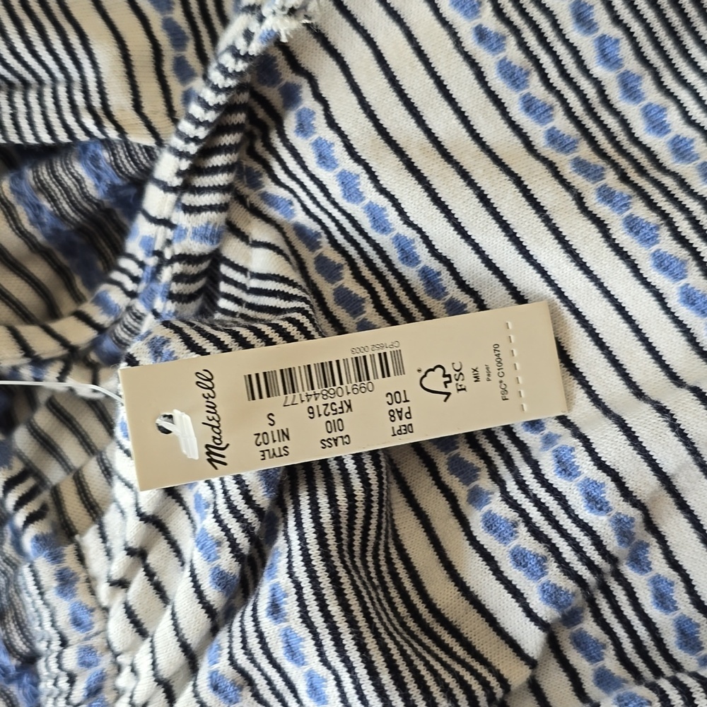 Madewell Gray Puff Sleeve Crop Blouse - Picture 8 of 13